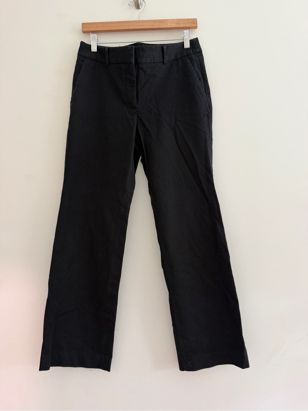 Talbots Black Newport Pant Tailored Straight-Leg Dress Pants 6P